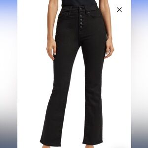 Good American Good Legs Ankle Straight Black Jeans